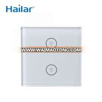 Hailar European smart light switch home touch wifi wall switch