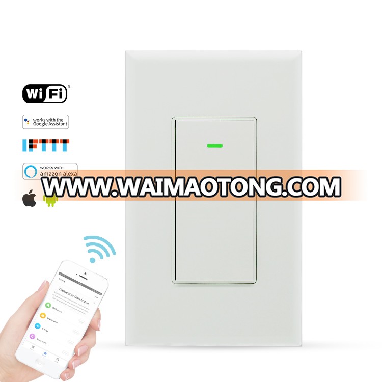 ETL Smart Home Remote Control Wifi Smart Light Wall Electric Switch